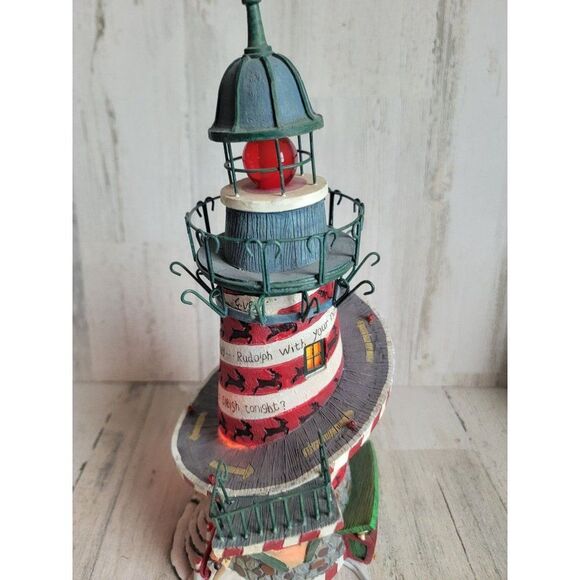 Dept 56 Rudolph Red-Nosed Lighthouse story book collection Xmas